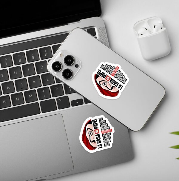La Casa Money Heist Laptop Mobile Sticker La Casa Money Heist Laptop Mobile Sticker