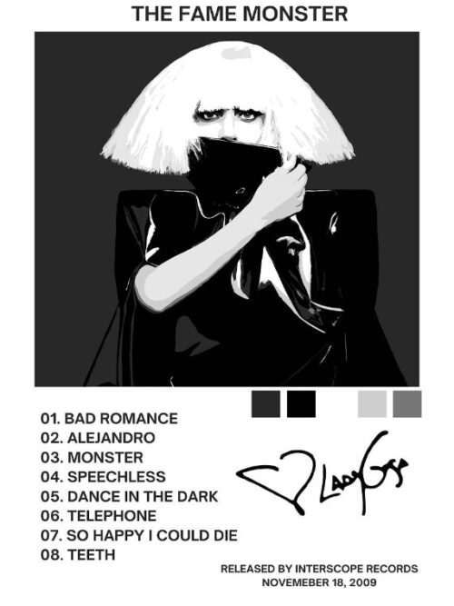 Lady Gaga The Fame Monster Music Poster