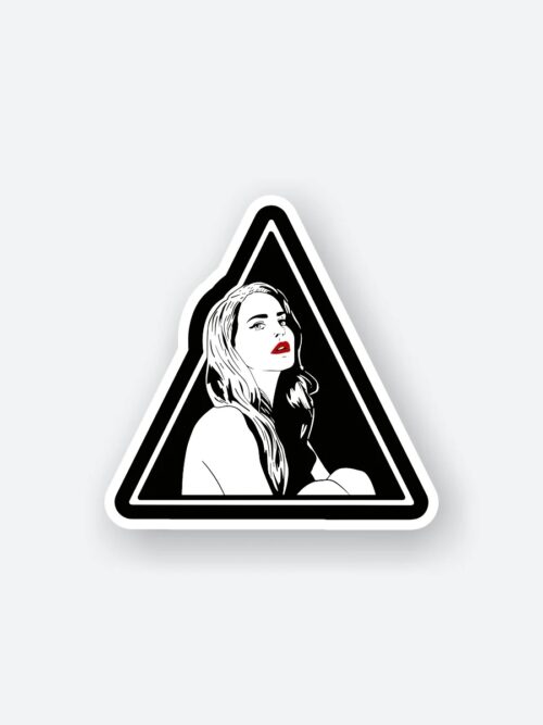 Lana Del Rey BW Sticker