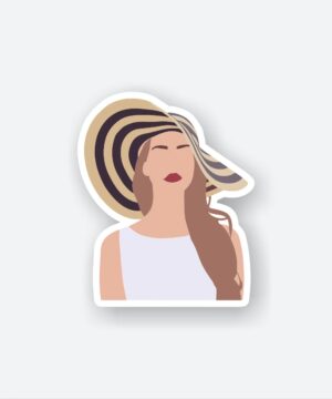 Lana Del Rey Floppy Hat Sticker Lana Del Rey Floppy Hat Sticker