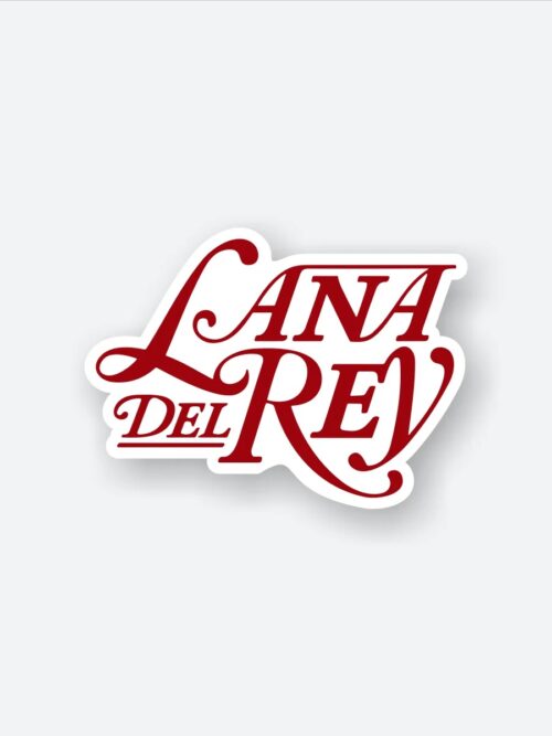 Lana Del Rey Name Sticker