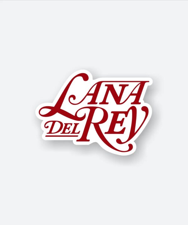 Lana Del Rey Name Sticker