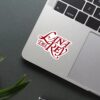 Lana Del Rey Name Sticker