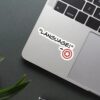 Language Captain America Shield Sticker