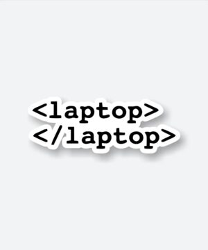 Laptop Tag Sticker