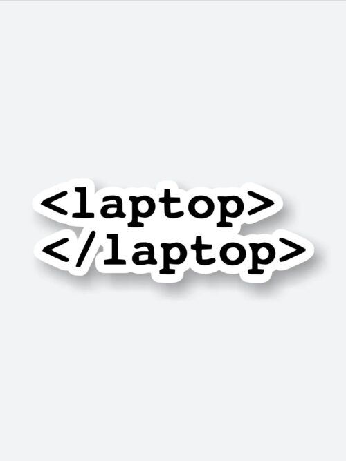 Laptop Tag Sticker