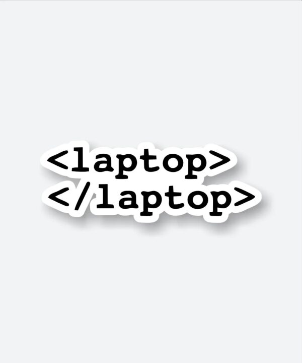 Laptop Tag Sticker