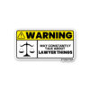Lawyer Things Sticker