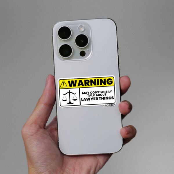 Lawyer Things Sticker