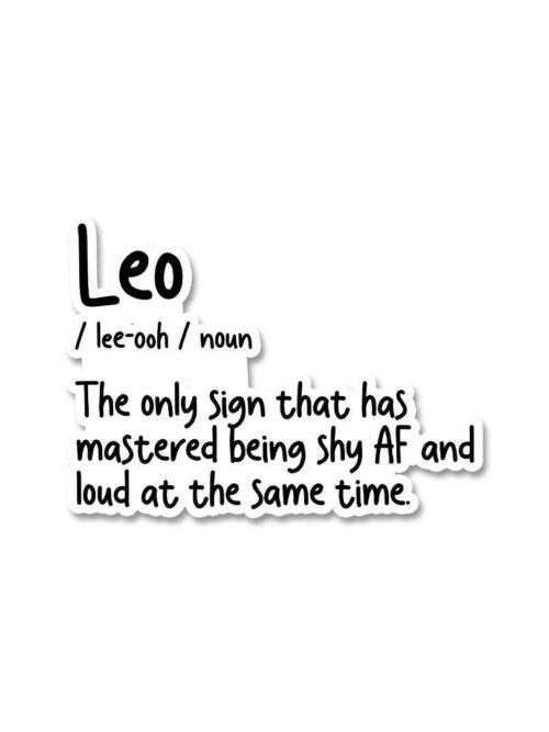 Leo Sticker