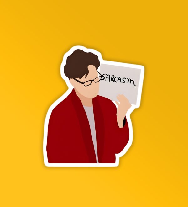 Leonard Sarcasm   BBT Laptop   Mobile Sticker