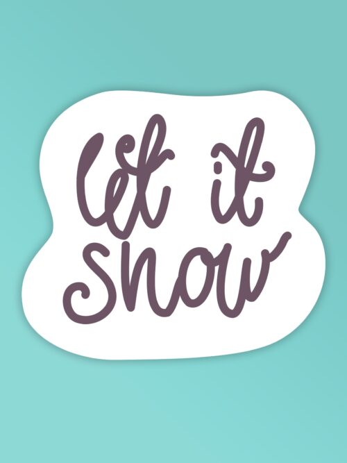 Let It Snow   Laptop Mobile Stickers