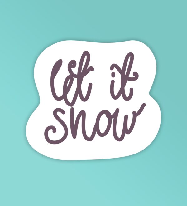 Let It Snow Laptop Mobile Stickers Let It Snow Laptop Mobile Stickers