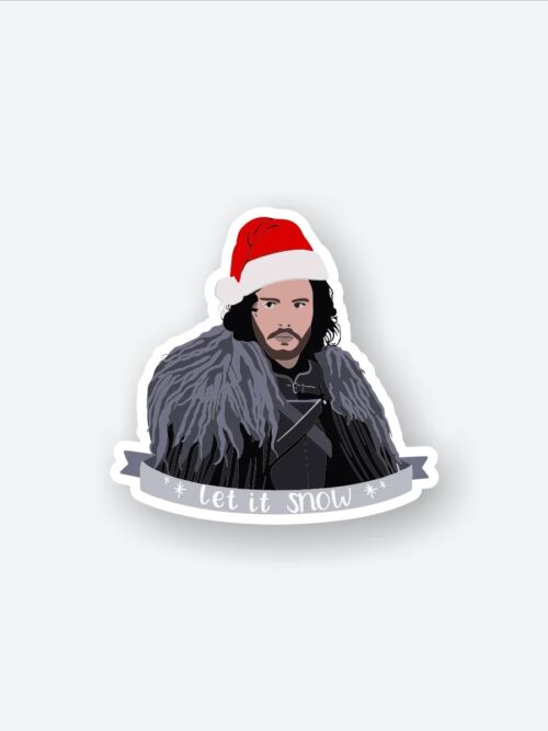 Let It Snow Sticker