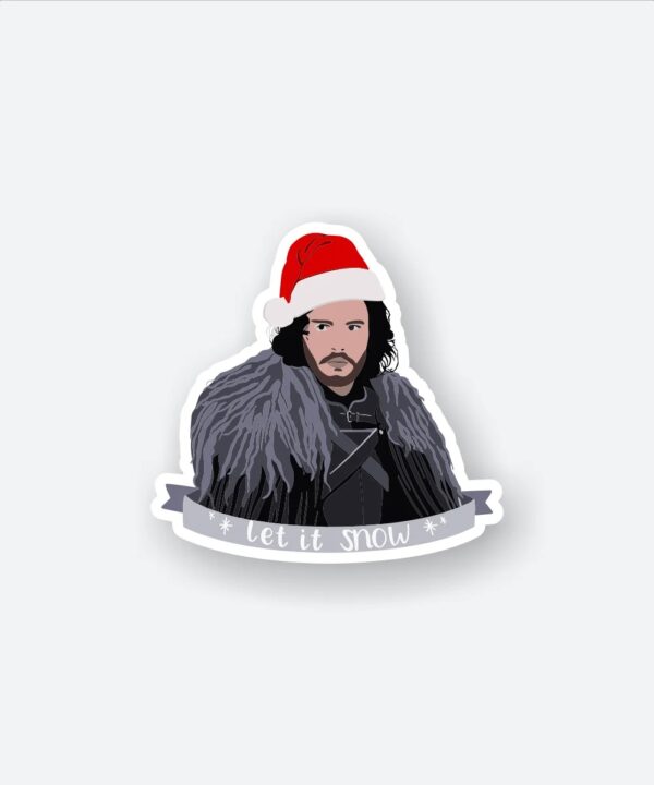 Let It Snow Sticker