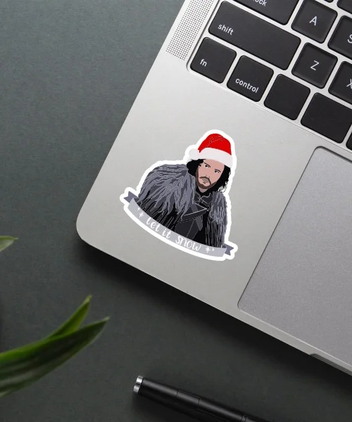 Let It Snow Sticker