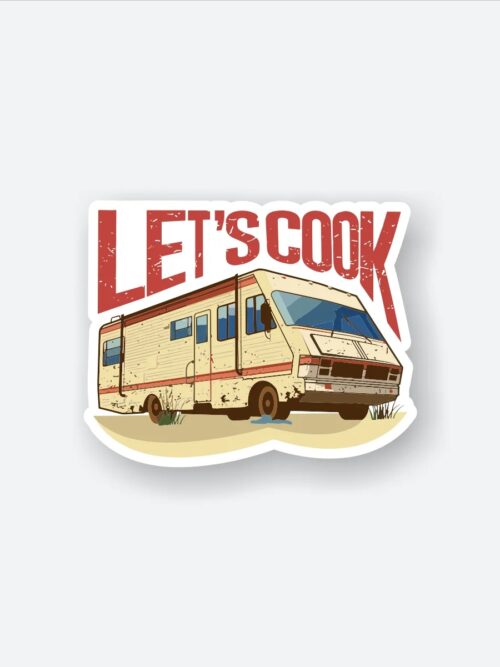 Lets Cook Breaking Bad Sticker