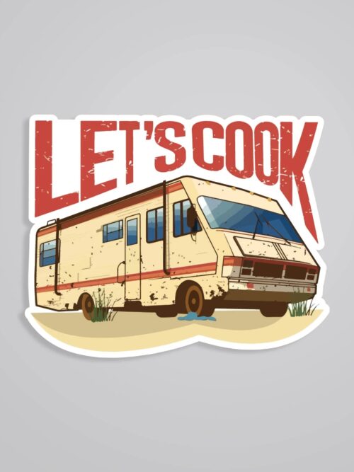 Lets Cook RV TV Shows Stickers
