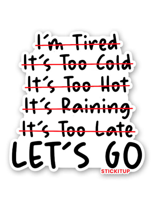 Lets Go 1.0 Sticker