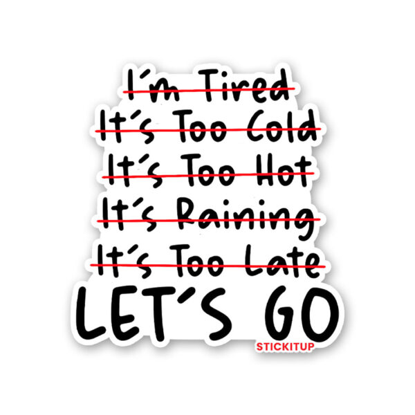 Lets Go 1.0 Sticker