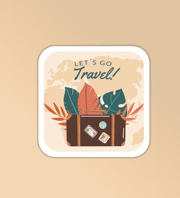 Lets Go Travel Sticker Lets Go Travel Sticker