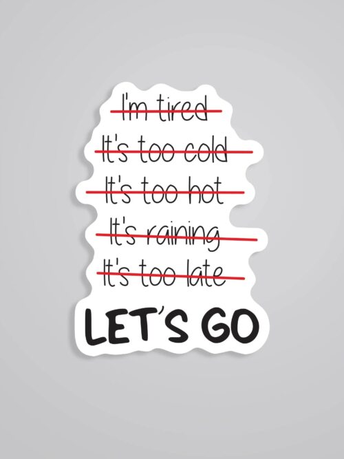 Lets Go Witty Stickers
