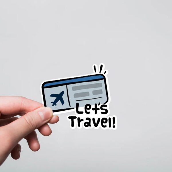 Lets Travel Travels Stickers