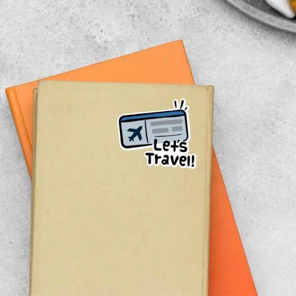 Lets Travel Travels Stickers