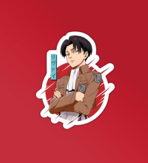 Levi AOT Laptop Mobile Stickers Levi AOT Laptop Mobile Stickers