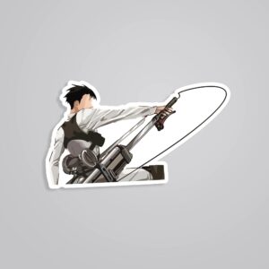 Levi In Action Anime Stickers