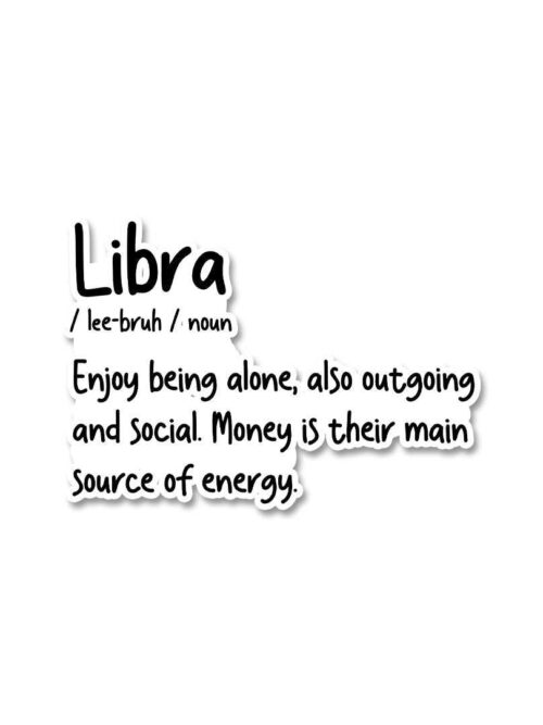 Libra Sticker