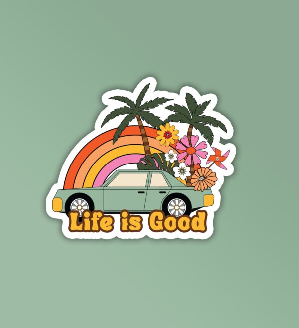 Life Is Good Laptop Mobile Stickers Life Is Good Laptop Mobile Stickers