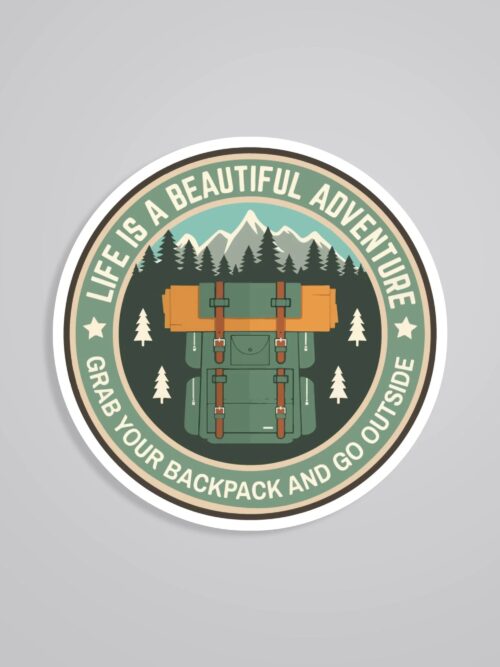 Life Is A Beautiful Adventure Travels Stickers