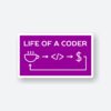 Life Of A Coder Sticker