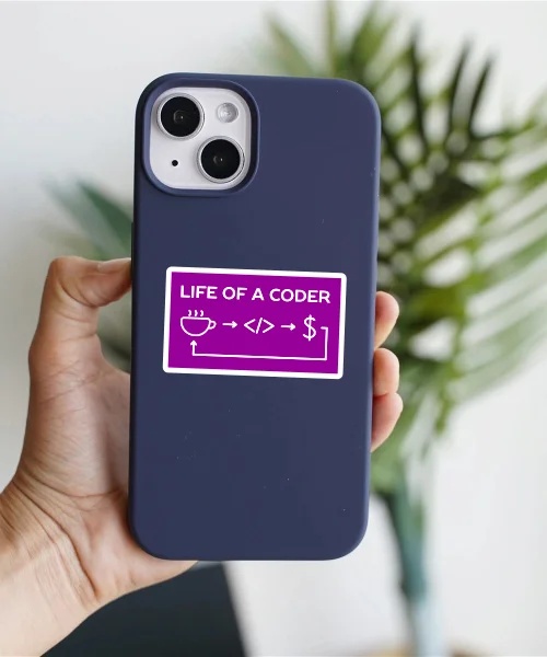 Life Of A Coder Sticker