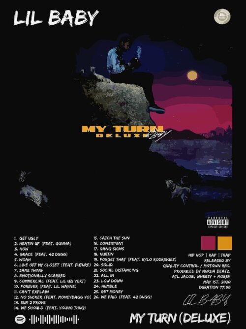 Lil Baby My Turn Deluxe Music Poster