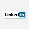 LinkedIn Name Logo Sticker