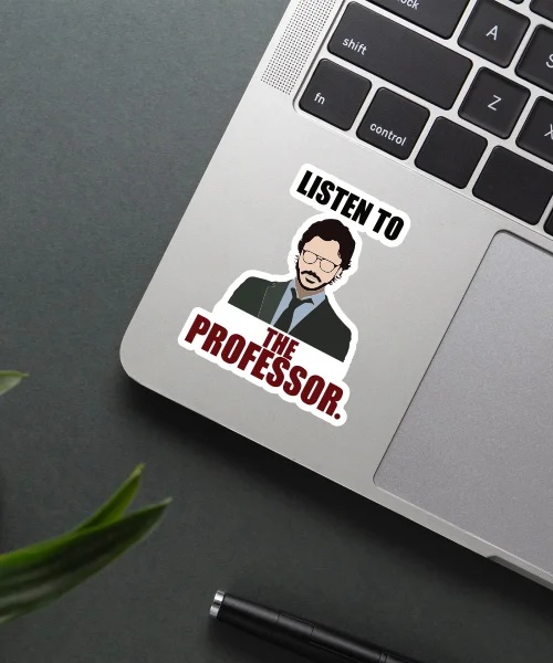Listen To The Professor Sticker Listen To The Professor Sticker
