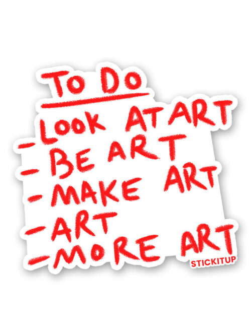 Look At Art Sticker