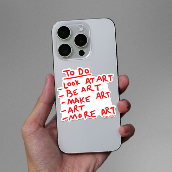 Look At Art Sticker