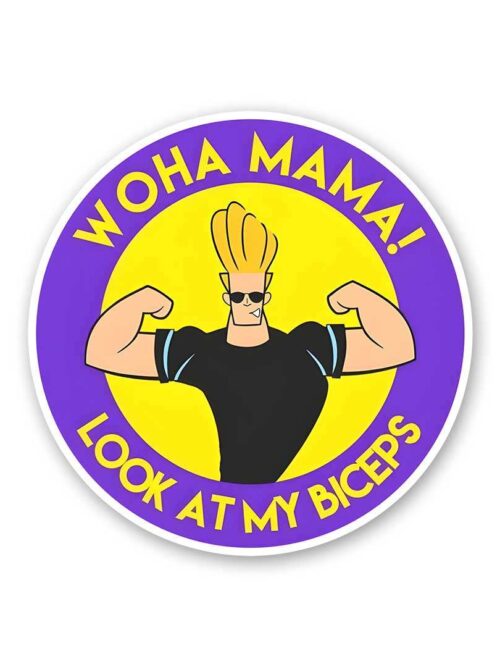 Look At My Biceps Sticker