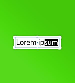 Lorem Ipsum Laptop Mobile Stickers