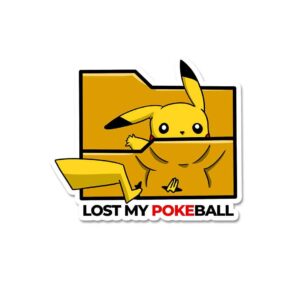 Lost My Pokeb Sticker Lost My Pokeb Sticker