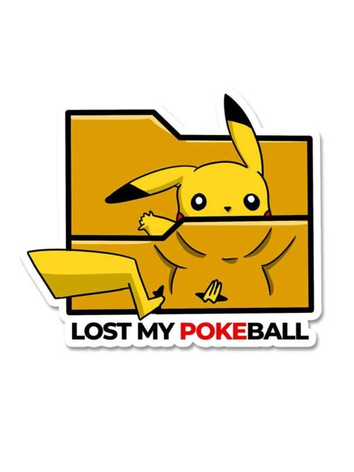 Lost My Pokeb Sticker