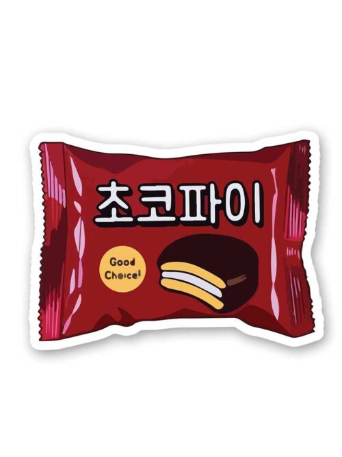 Lotte Pie Korean Sticker