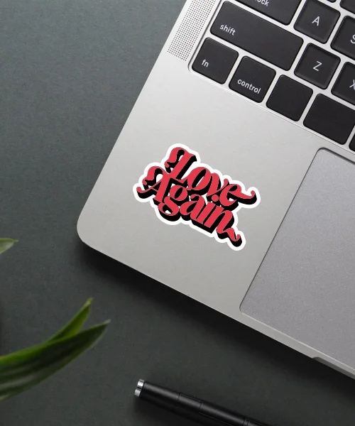Love Again Sticker