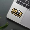Love Badminton Sticker