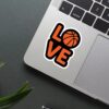 Love Basketball Sticker