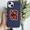 Love Basketball Sticker
