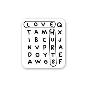 Love Hurts Sticker Love Hurts Sticker